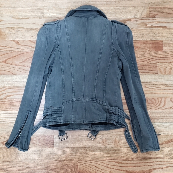 Denim Biker Jacket - Picture 3 of 5